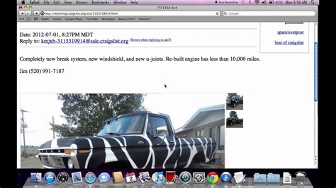 see also. . Craigslist cars wyoming